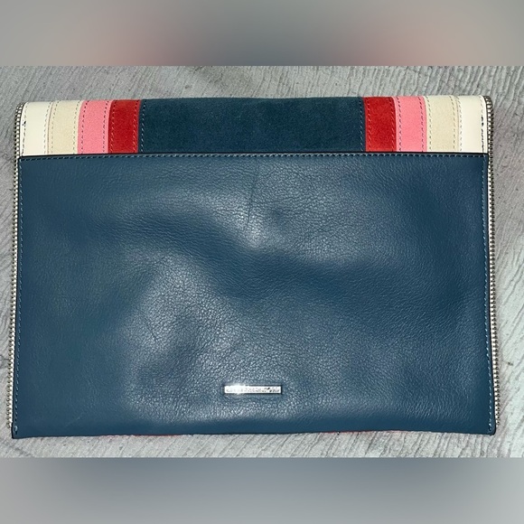 Rebecca Minkoff Leo Chevron Stripe Envelope Clutch - Picture 6 of 11